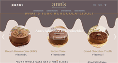 Desktop Screenshot of annsbakehouse.com